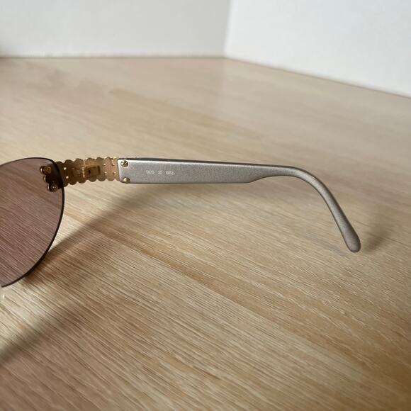 Daniel Swarovski S573 20 6053 23KT GP Sunglasses FRAMES ONLY Gold Gray main image 13